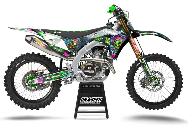 Kawasaki Zombie Graphics Kit - Spark
