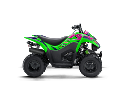 Kawasaki KFX50 ATV Graphics - Sharpe