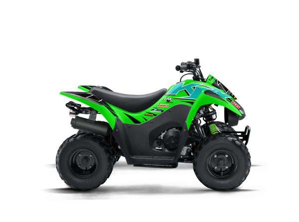 Kawasaki KFX50 ATV Graphics - Sharpe Teal