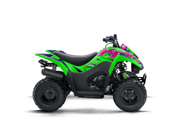 Kawasaki KFX50 ATV Graphics - Sharpe