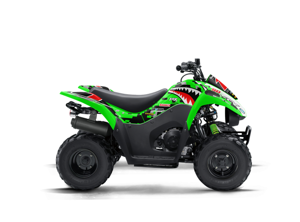 Kawasaki KFX50 ATV Graphics - Warhead Green