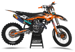 KTM Whimsical Jaxson Orange Graphic Kit - SX SXF XC XCF EXC EXCF Models | All Years