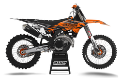 KTM Blast Orange Graphic Kit - SX SXF XC XCF EXC EXCF Models | All Years