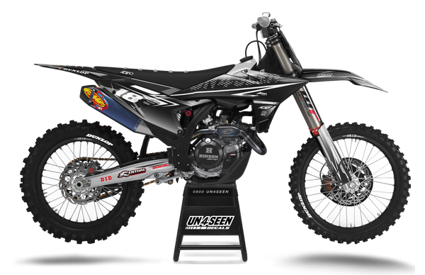 KTM Fluid Apex Black Graphic Kit - SX SXF XC XCF EXC EXCF Models | All Years