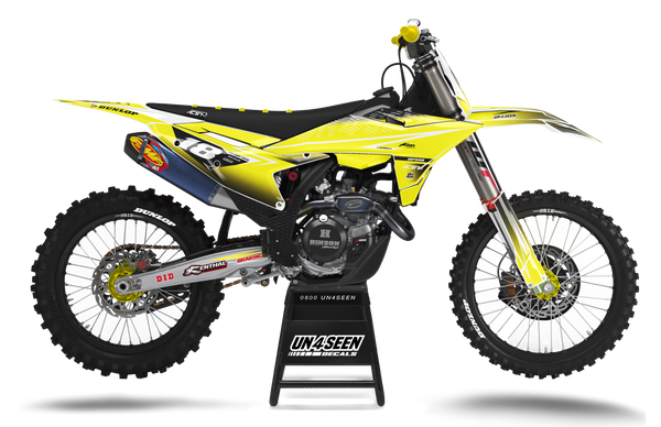 KTM Fluid Apex Yellow Graphic Kit - SX SXF XC XCF EXC EXCF Models | All Years