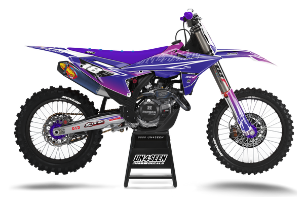 KTM Fluid Apex Purple Graphic Kit - SX SXF XC XCF EXC EXCF Models | All Years