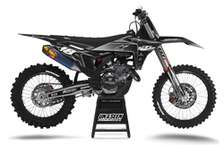 KTM Fluid Graphite Graphic Kit - SX SXF XC XCF EXC EXCF Models | All Years