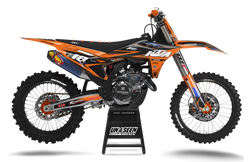 KTM Fluid Orange Graphic Kit - SX SXF XC XCF EXC EXCF Models | All Years