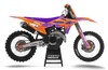 KTM Graphics Kit - Supertech Orange Purple