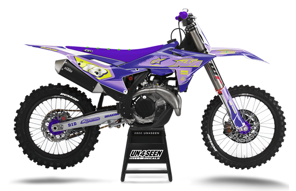 KTM Supertech Scenz Purple Graphic Kit - SX SXF XC XCF EXC EXCF Models | All Years