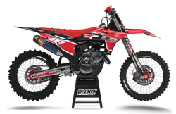 KTM Supertech Vista Red Graphic Kit - SX SXF XC XCF EXC EXCF Models | All Years