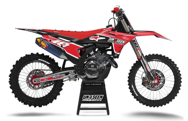 KTM Supertech Vista Red Graphic Kit - SX SXF XC XCF EXC EXCF Models | All Years