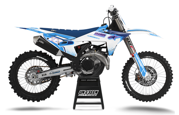 KTM Techstar Nomur Light Blue Graphic Kit - SX SXF XC XCF EXC EXCF Models | All Years