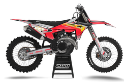 KTM Techstar Nomur Red Graphic Kit - SX SXF XC XCF EXC EXCF Models | All Years