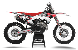 KTM Techstar Nomur Red White Graphic Kit - SX SXF XC XCF EXC EXCF Models | All Years