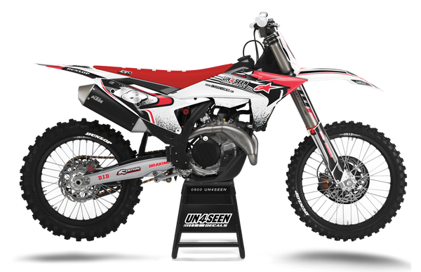 KTM Techstar Nomur Red White Graphic Kit - SX SXF XC XCF EXC EXCF Models | All Years