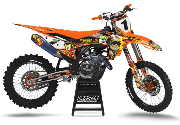 KTM Ben 10 Graphic Kit - SX SXF XC XCF EXC EXCF Models | All Years