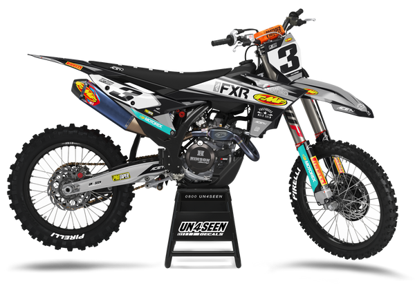 KTM Charge Grey Graphic Kit - SX SXF XC XCF EXC EXCF Models | All Years