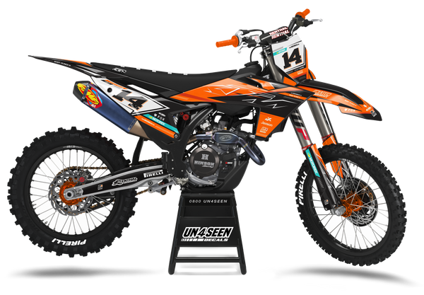 KTM Comfort Orange Graphic Kit - SX SXF XC XCF EXC EXCF Models | All Years