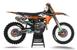 KTM Dergo Graphic Kit - SX SXF XC XCF EXC EXCF Models | All Years