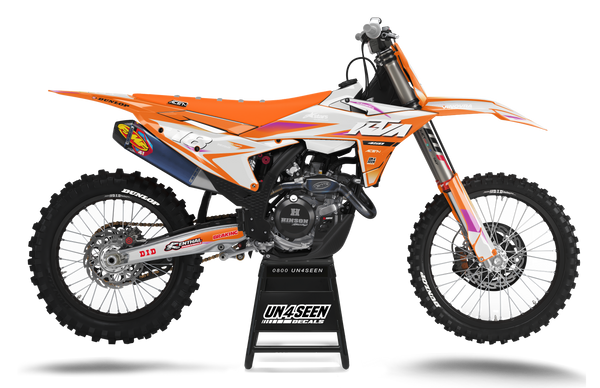KTM Fluid Orange Purp Graphic Kit - SX SXF XC XCF EXC EXCF Models | All Years