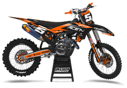 KTM Garms Orange Graphic Kit - SX SXF XC XCF EXC EXCF Models | All Years