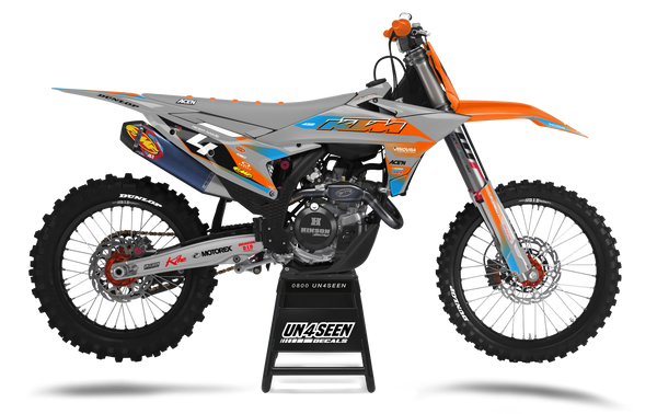 KTM Glacier Graphics Kit - SX SXF XC XCF EXC EXCF Models | All Years