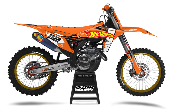KTM Hotwheelz Graphics Kit - SX SXF XC XCF EXC EXCF Models | All Years