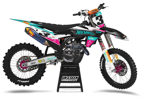 KTM Hotwheels Four Pink Graphic Kit - SX SXF XC XCF EXC EXCF Models | All Years