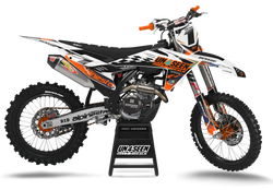 KTM Mavic Orange Graphic Kit - SX SXF XC XCF EXC EXCF Models | All Years