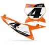 KTM Number Background Decals - Onu