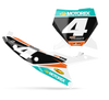 KTM Number Background Decals - Flp