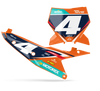 KTM Number Background Decals - R-9