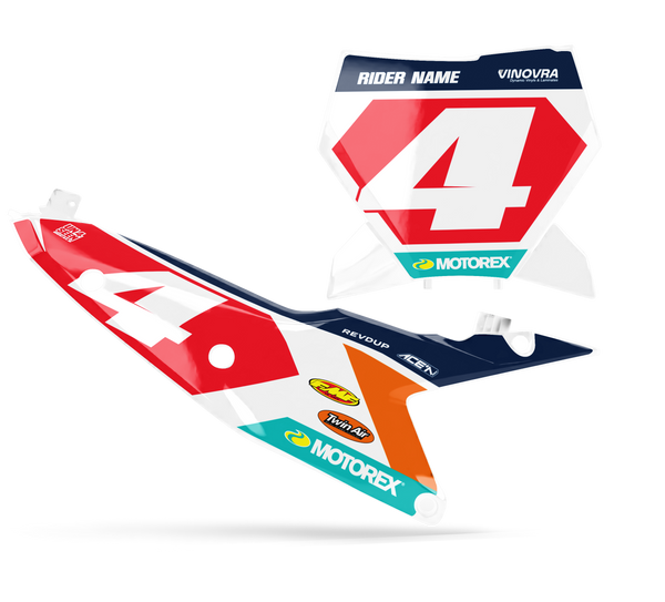 KTM Lumo Number Background - SX SXF XC XCF EXC EXCF Models | All Years