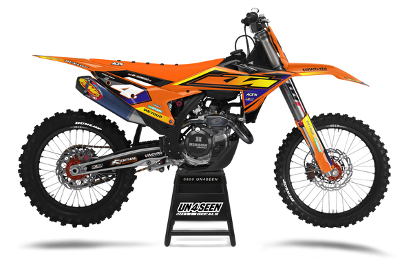 KTM Pressure Graphics Kit - SX SXF XC XCF EXC EXCF Models | All Years