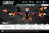 KTM Purplehaze Graphics Kit - SX SXF XC XCF EXC EXCF Models | All Years