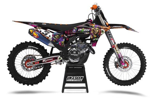 KTM Zombie Graphics Kit - Race Girl Riley