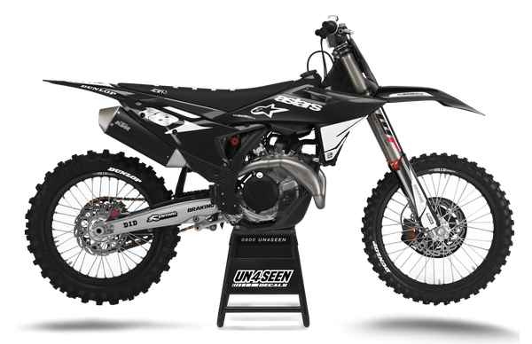 KTM Racer Air Ryway Black Graphic Kit - SX SXF XC XCF EXC EXCF Models | All Years