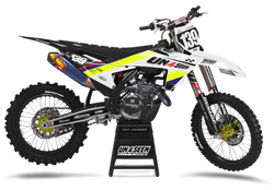 KTM Row Fluro Graphic Kit - SX SXF XC XCF EXC EXCF Models | All Years