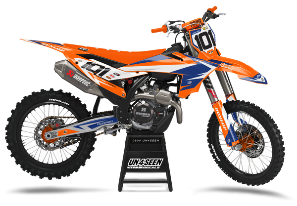 KTM Sdc Orange Graphic Kit - SX SXF XC XCF EXC EXCF Models | All Years