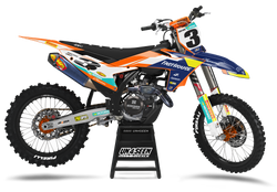 KTM Segments Orange Graphic Kit - SX SXF XC XCF EXC EXCF Models | All Years