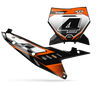 KTM Number Background Decals - Shotgun