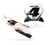 KTM Number Background Decals - Strine
