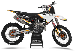 KTM Travis Orange Graphic Kit - SX SXF XC XCF EXC EXCF Models | All Years