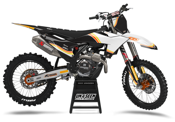 KTM Travis Orange Graphic Kit - SX SXF XC XCF EXC EXCF Models | All Years