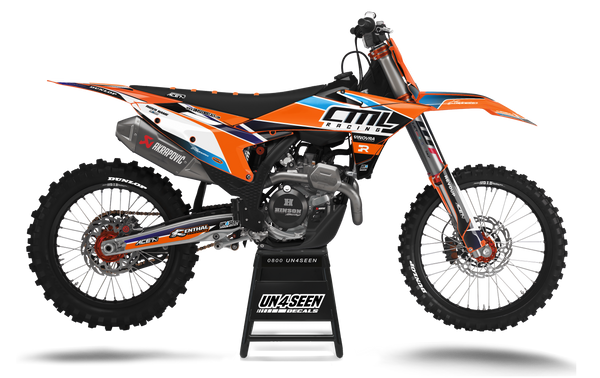 KTM Turn Graphics Kit - SX SXF XC XCF EXC EXCF Models | All Years