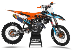 KTM Zeb Blue Graphic Kit - SX SXF XC XCF EXC EXCF Models | All Years