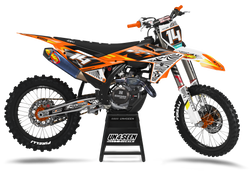 KTM Zebz Orange Graphic Kit - SX SXF XC XCF EXC EXCF Models | All Years