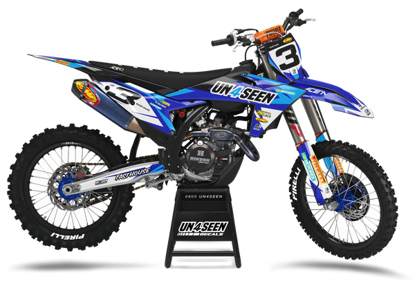 KTM Ziggy Blue Graphic Kit - SX SXF XC XCF EXC EXCF Models | All Years