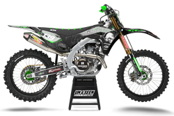 Kawasaki Metal Mulisha Graphics Kit - KX KXF KDX KLX Models | All Years